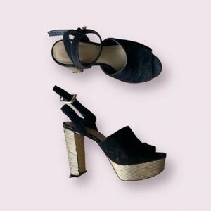 Michael Kors Gold Heels